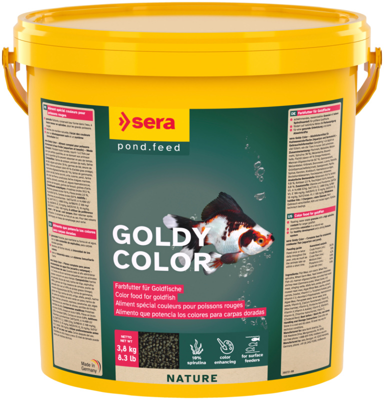 sera GmbH sera goldy color spirulina Nature 10 l