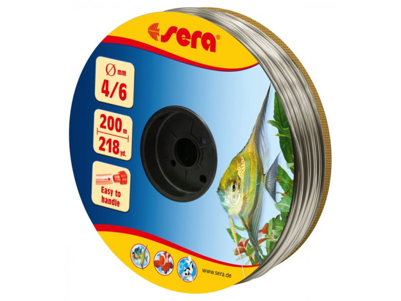 sera GmbH sera pružná hadice na vodu 4/6 200 m šedá