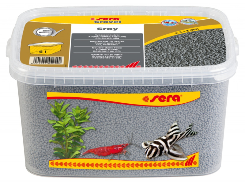 sera GmbH sera Gravel Grey 6l (O 2 až 3 mm)