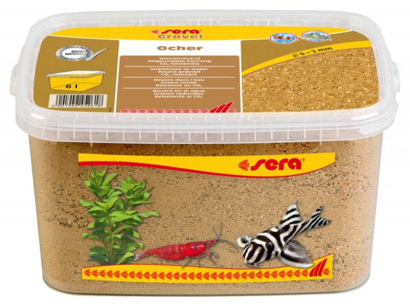 sera GmbH sera Gravel Ocher 6l (O 0 až 2 mm)
