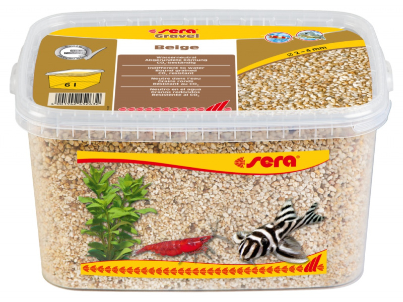 sera GmbH sera Gravel Beige 6l (O 2 až 4 mm)