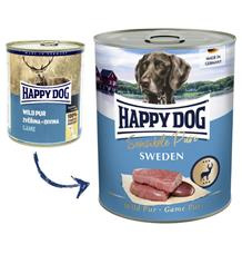 Happy Dog Wild Pur Sweden - zvěřinová 400 g