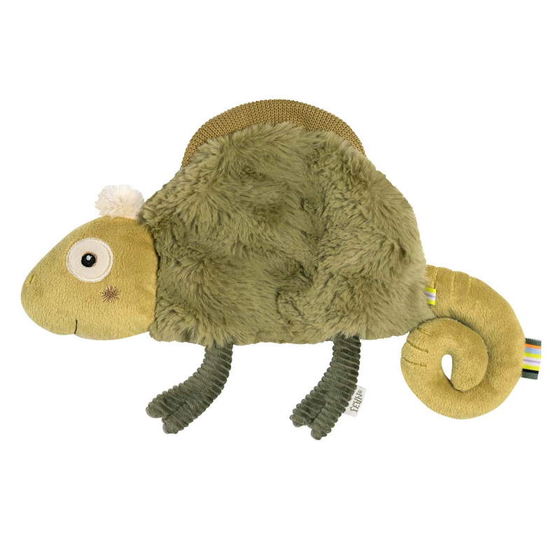 Muchláček chameleon Crazy – mazlící dečka pro miminka