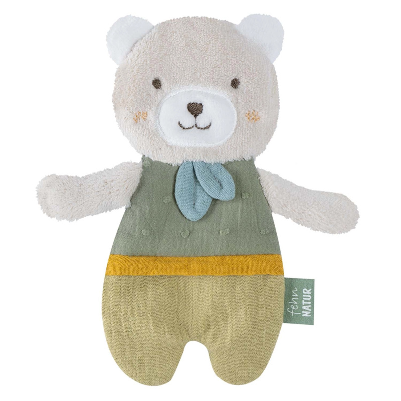 BABY FEHN fehnNATUR Crinkle Bear chrastítko 1 ks