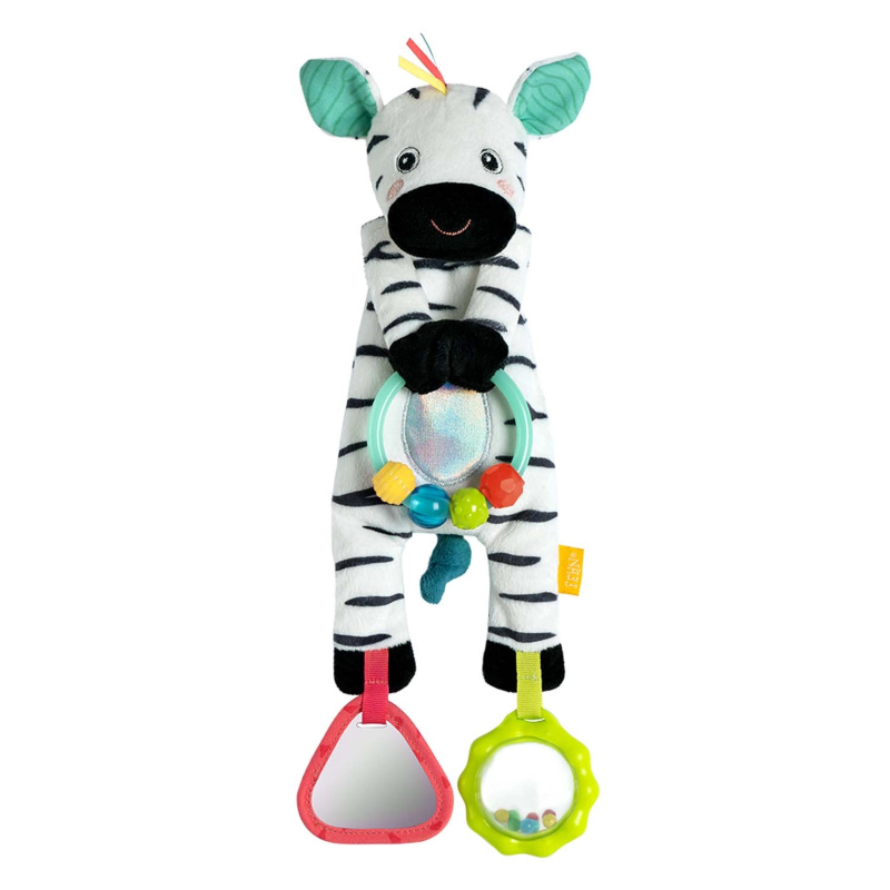 DoBabyDoo BABY FEHN Chrastítko zebra
