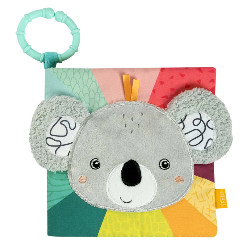 BABY FEHN DoBabyDoo Soft Book Koala kontrastní edukativní knížka 3 m+ 1 ks