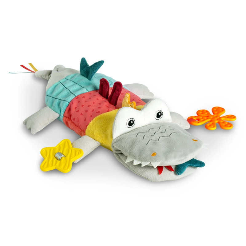 BABY FEHN DoBabyDoo Hand Puppet Crocodile aktivity hračka s kousátkem 6 m+ 1 ks