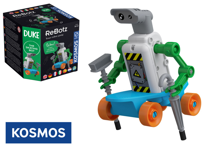 Robotická hračka Duke na skateboardu od Kosmos