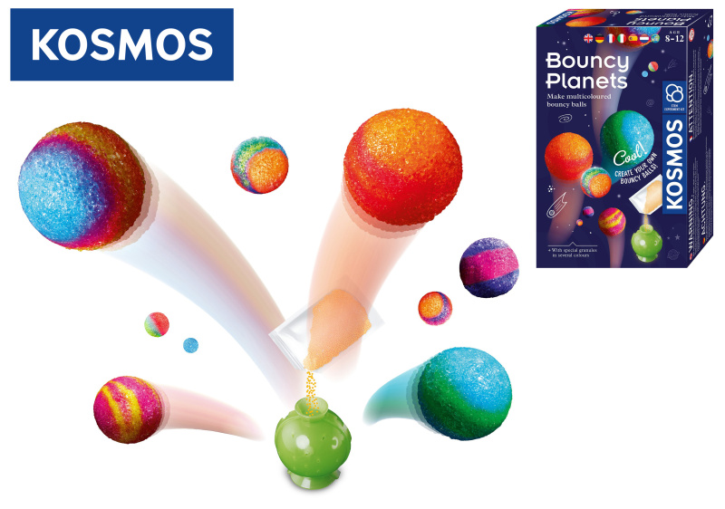 Kosmos sada na tvorbu skákacích koulí – planetární edice