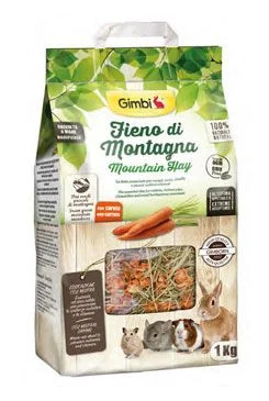 GIMBI Seno horské s mrkví 1 kg