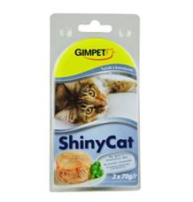 Gimpet kočka konz. ShinyCat tuňák/krevety 2x70g