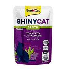 Gimcat ShinyCat kapsa tuňák s lososem ve vývaru  70g