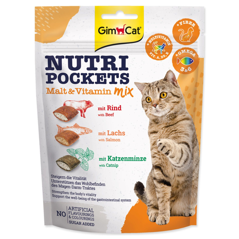 Gimcat Nutri Pockets Malt & Vitamin Mix  150