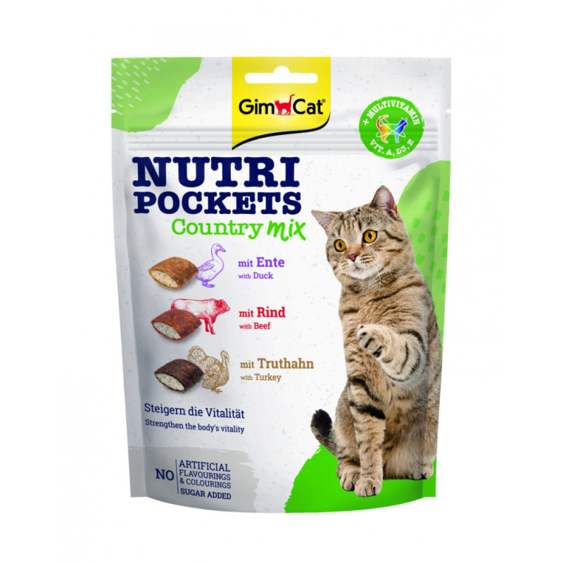 Gimcat Nutri Pockets Country Mix  150g