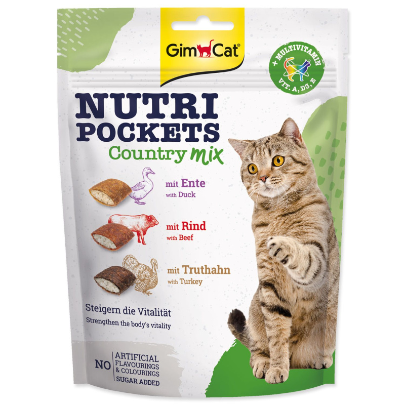 Gimcat Nutri Pockets Country Mix  150g