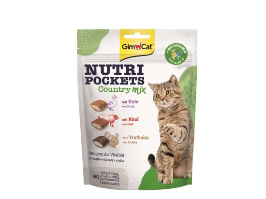 Gimcat Nutri Pockets Country Mix  150g