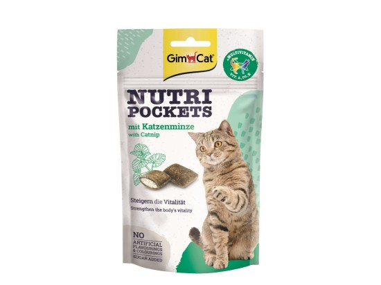 Gimcat Nutri Pockets s catnipem  60g
