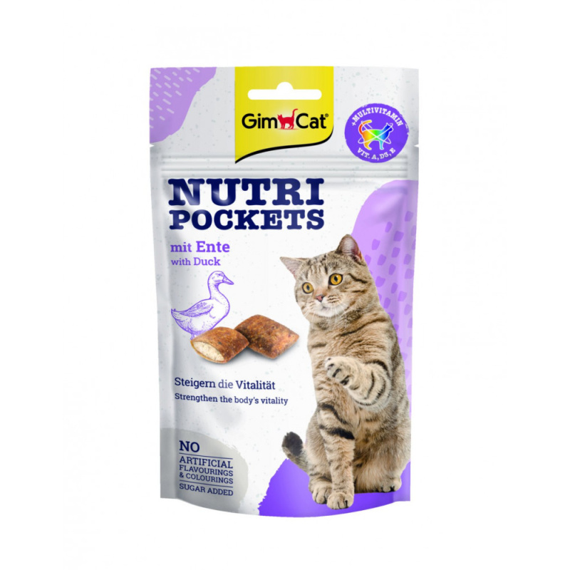 Gimcat Nutri Pockets s kachnou  60g