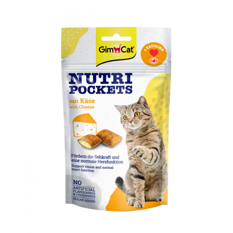 Gimcat Nutri Pockets se sýrem  60g