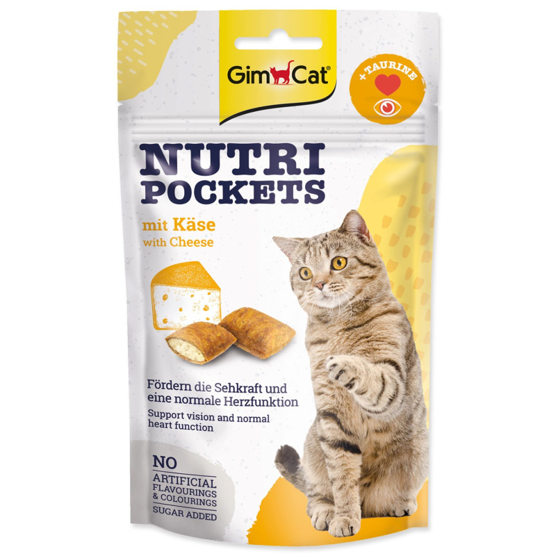 Gimcat Nutri Pockets se sýrem  60g