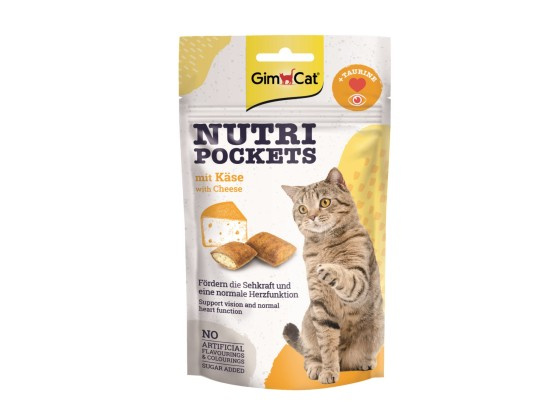 Gimcat Nutri Pockets se sýrem  60g