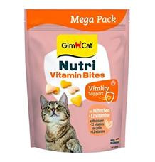 GimCat Nutri Multi-Vitamin Bites tablety s kuřetem 425g