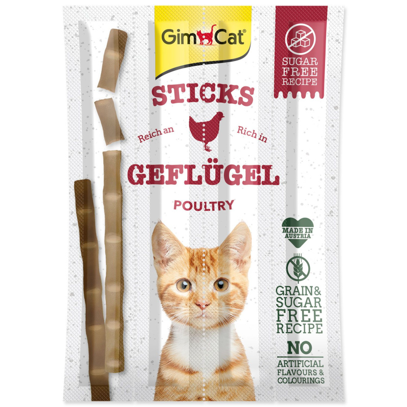 Gimcat Sticks (4ks/bal) drůbeží tyčinky