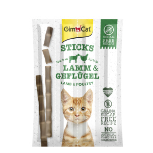 GIMCAT STICKS jehneci + drubez 4ks