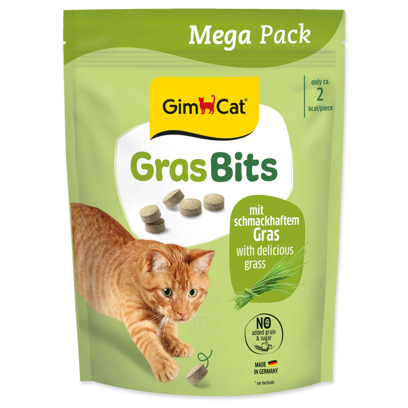 Pochoutka GimCat Gras Bits s kočičí trávou 425 g