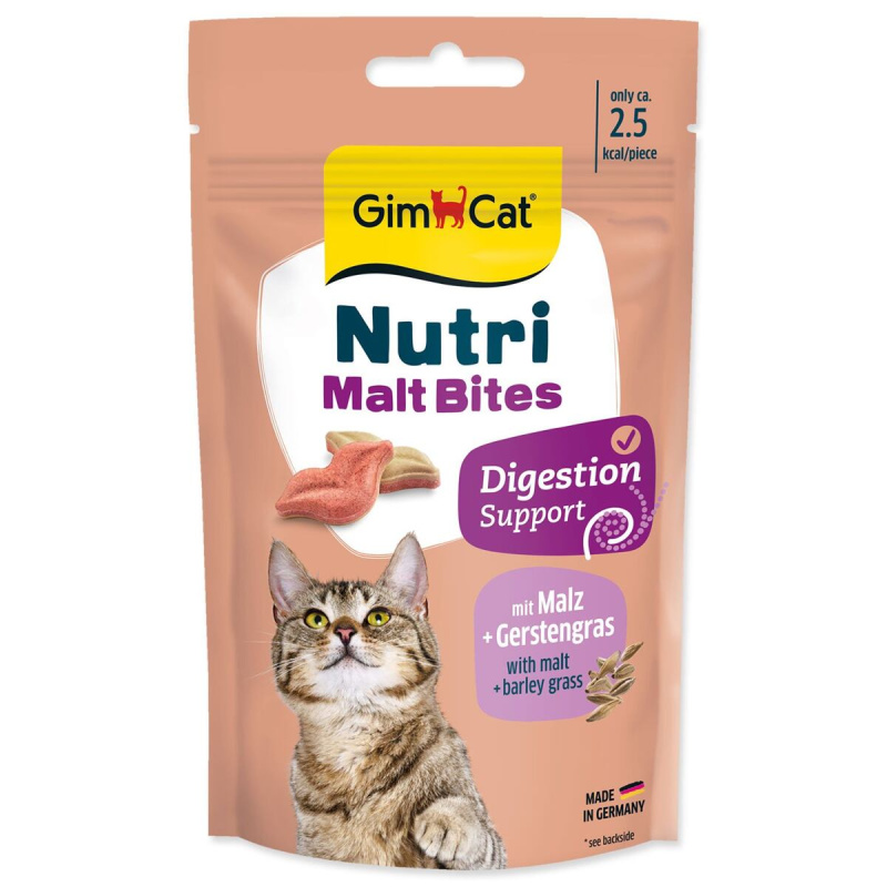 Pochoutka GimCat Nutri Malt Bites 40 g