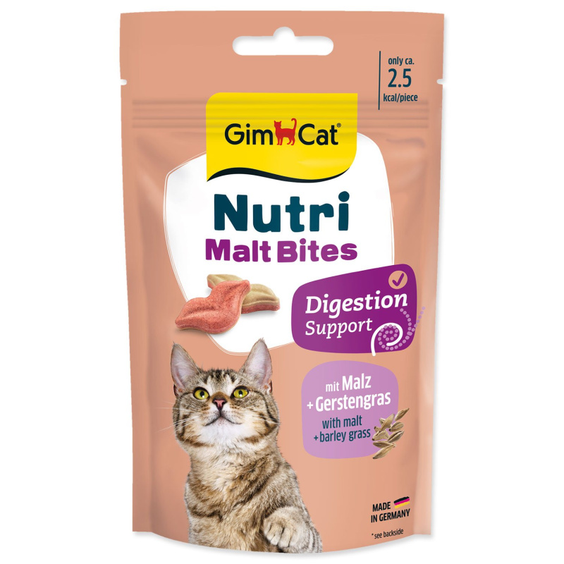 Pochoutka GimCat Nutri Malt Bites 40 g