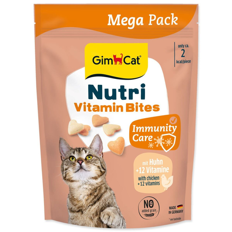 Pochoutka GimCat Nutri Multi-Vitamin Bites s kuřetem 425 g