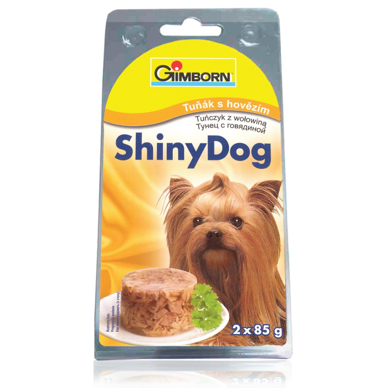 Gimborn konz. ShinyDog tuňák/hovězí 2x85g