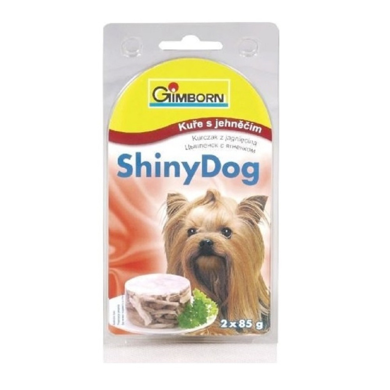 Gimborn konz. ShinyDog kuře/jehně 2x85g