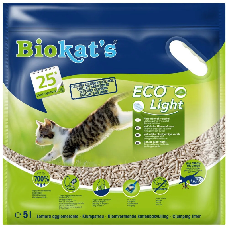 Podestýlka BIOKATS ECO LIGHT TOFU 5l