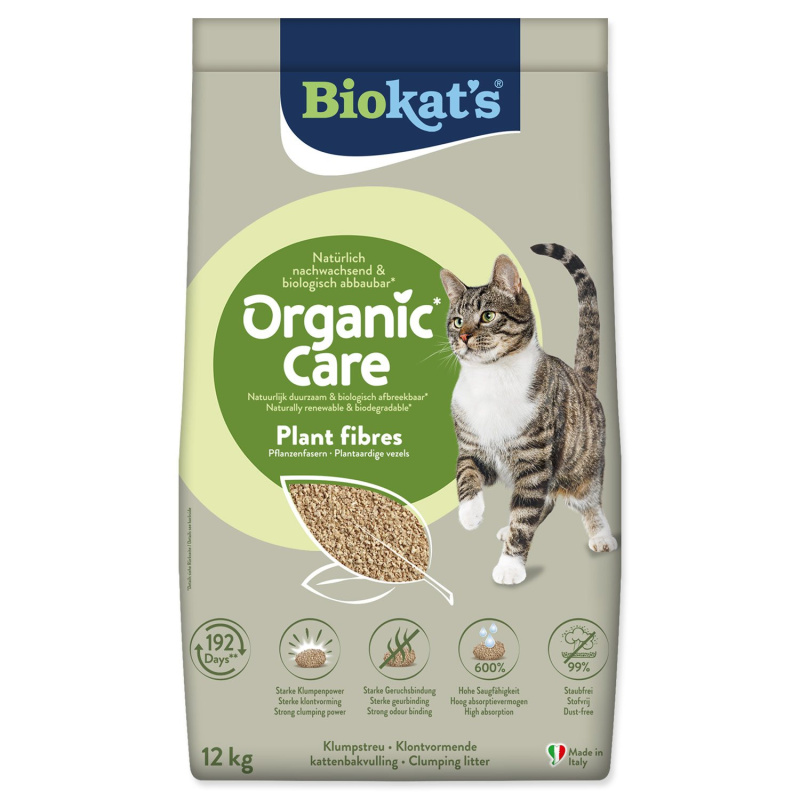 Biokat’s Podestýlka Biokat's Organic Care Plant Fibres 12 kg