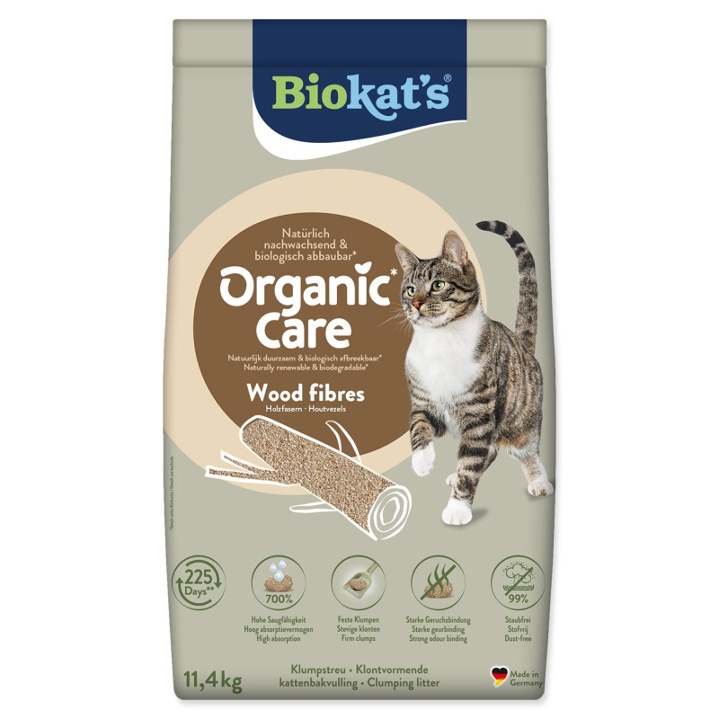 Biokat’s Podestýlka Biokat's Organic Care Wood Fibres 11,4 kg