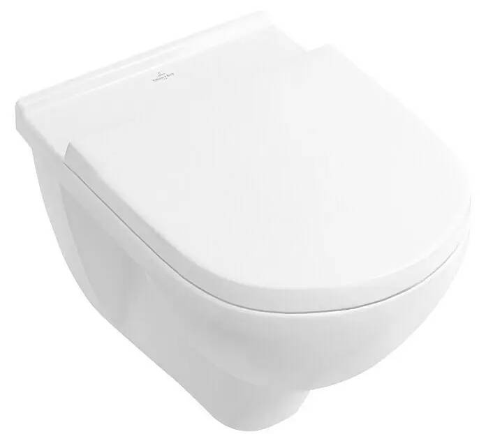 Závěsná toaletní souprava Villeroy & Boch Targa Style / 3-4,5 l / duroplast / keramika / nerezová ocel / bílá Varianta: ivi1
