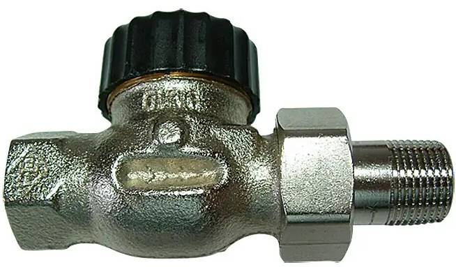 Termostatický ventil Heimeier / ½″ / 10 bar / kov / stříbrná/černá Varianta: ivi1