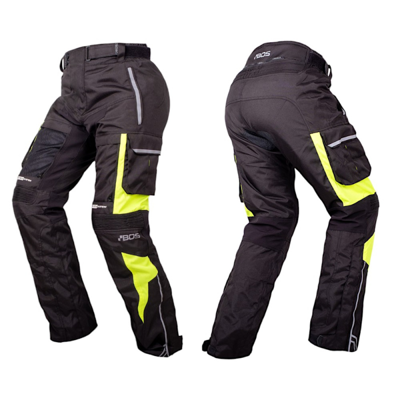 Moto kalhoty BOS Sydney Neon 4XL