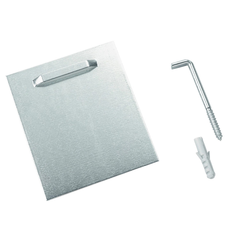 Kristall-Form Plech pro zavěšení zrcadla, 10 x 8 cm