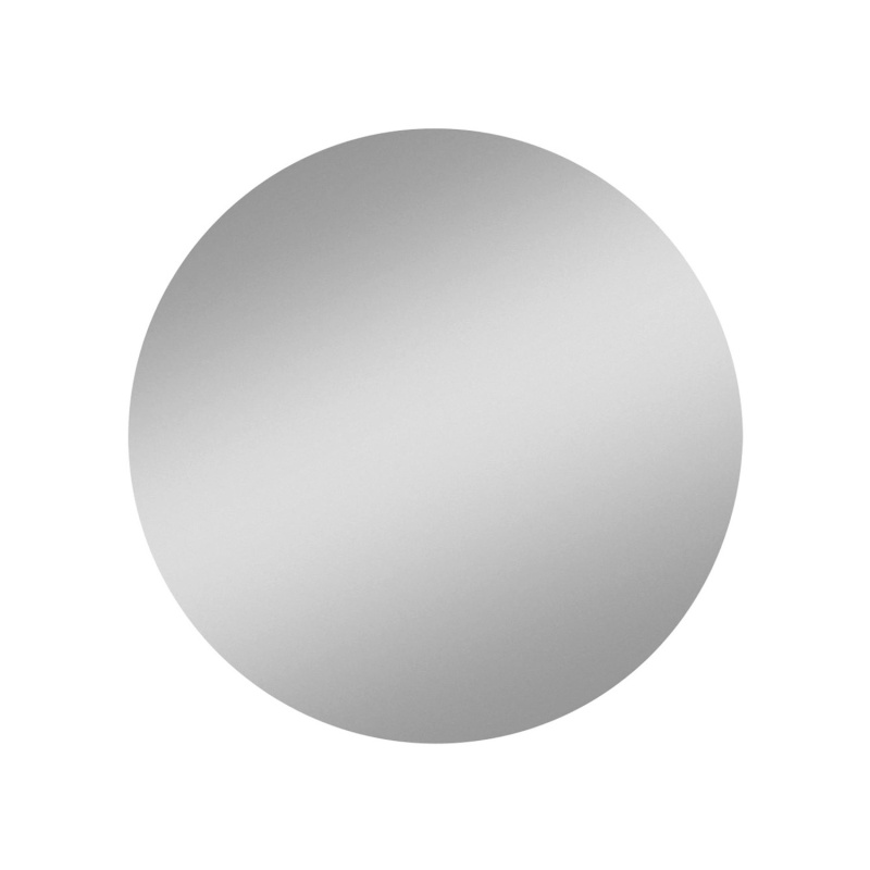 Kristall-Form Fasetové zrcadlo Tondo, stříbrné, pr. 50 cm