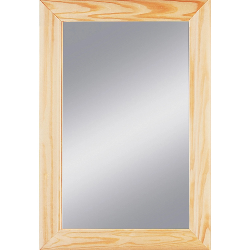 Kristall-Form Zrcadlo Halvar s dřevěným rámem, 51 x 35 cm