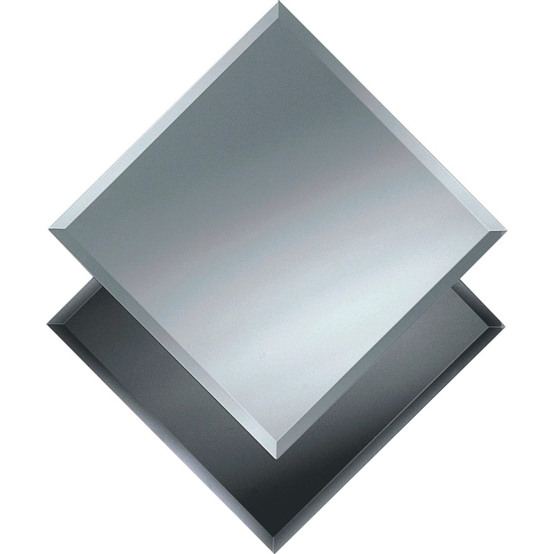 Kristall-Form Fasetové zrcadlo Balta, sklo na skle, 60 x 50 cm