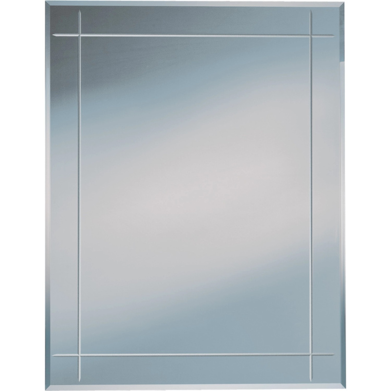 Kristall-Form Fasetové zrcadlo Karo, 70 x 55 cm