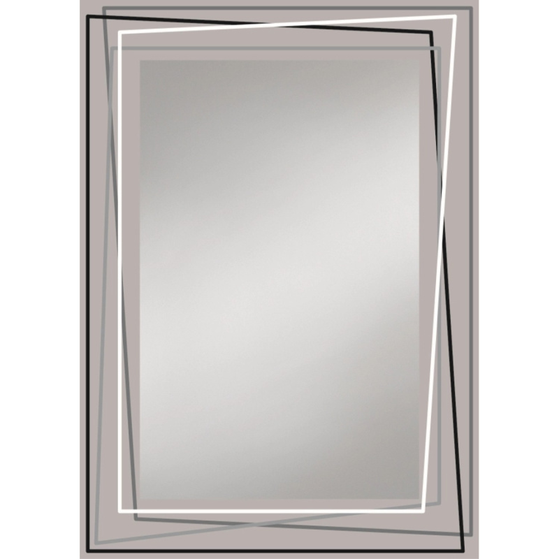 Kristall-Form Zrcadlo s potiskem Door, 50 x 70 cm