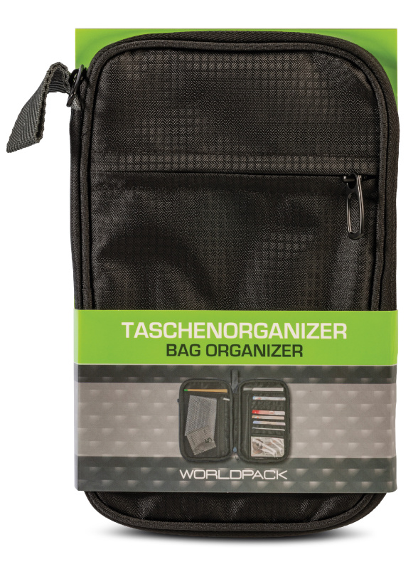 Organizér na doklady Worldpack - černý