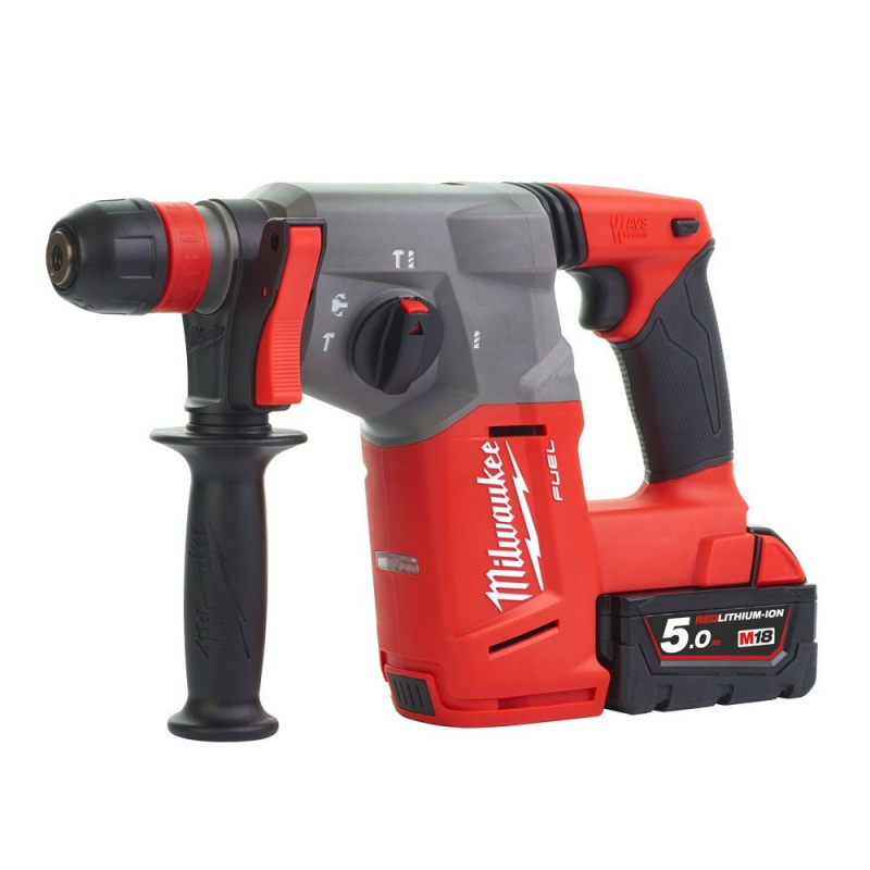 Aku vrtací kladivo kombinované, sklíčidlo SDS-plus, 5,0 Ah - Milwaukee M18 CHX-502X