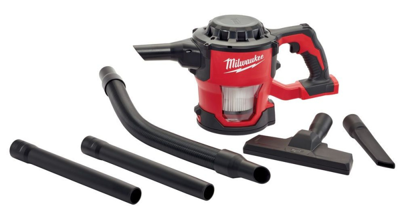 Aku ruční vysavač 18V, HEPA filtr, s hubicemi - Milwaukee M18 CV-0