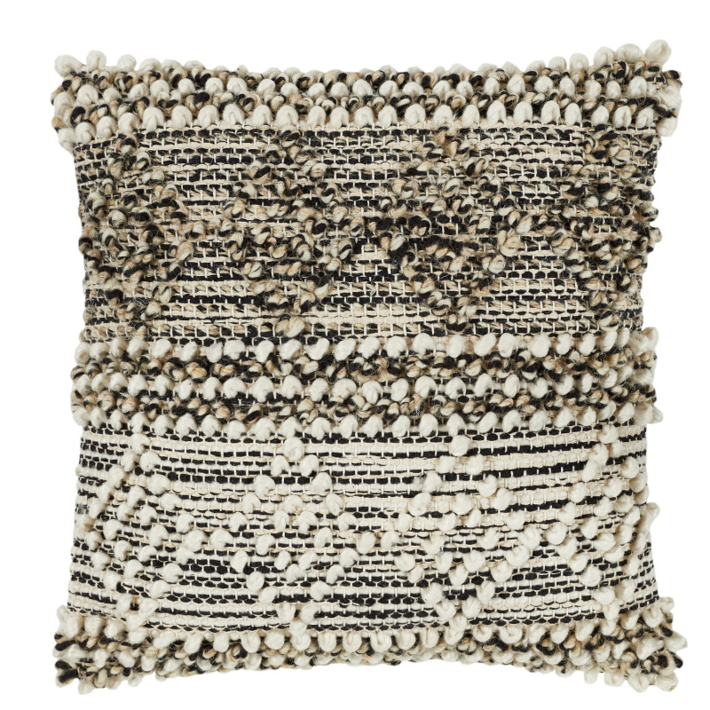 Polštářek Aalborg antracitový 40 x 40 cm